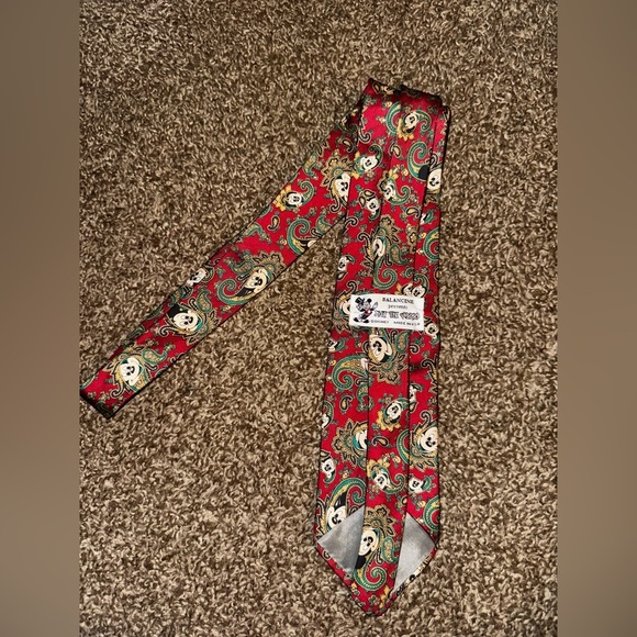 Colorful Paisley Tie with Mickey Design - Picture 3 of 3